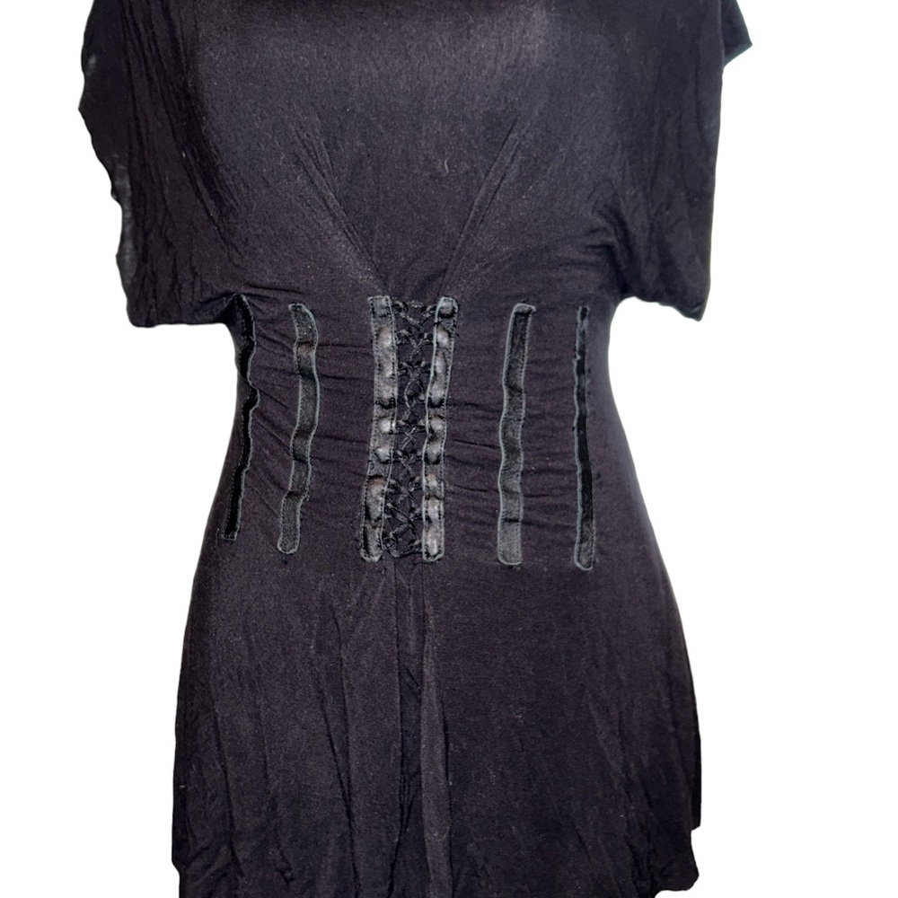 Sexy yet classy bodice detail top sz sm - Picture 2 of 16